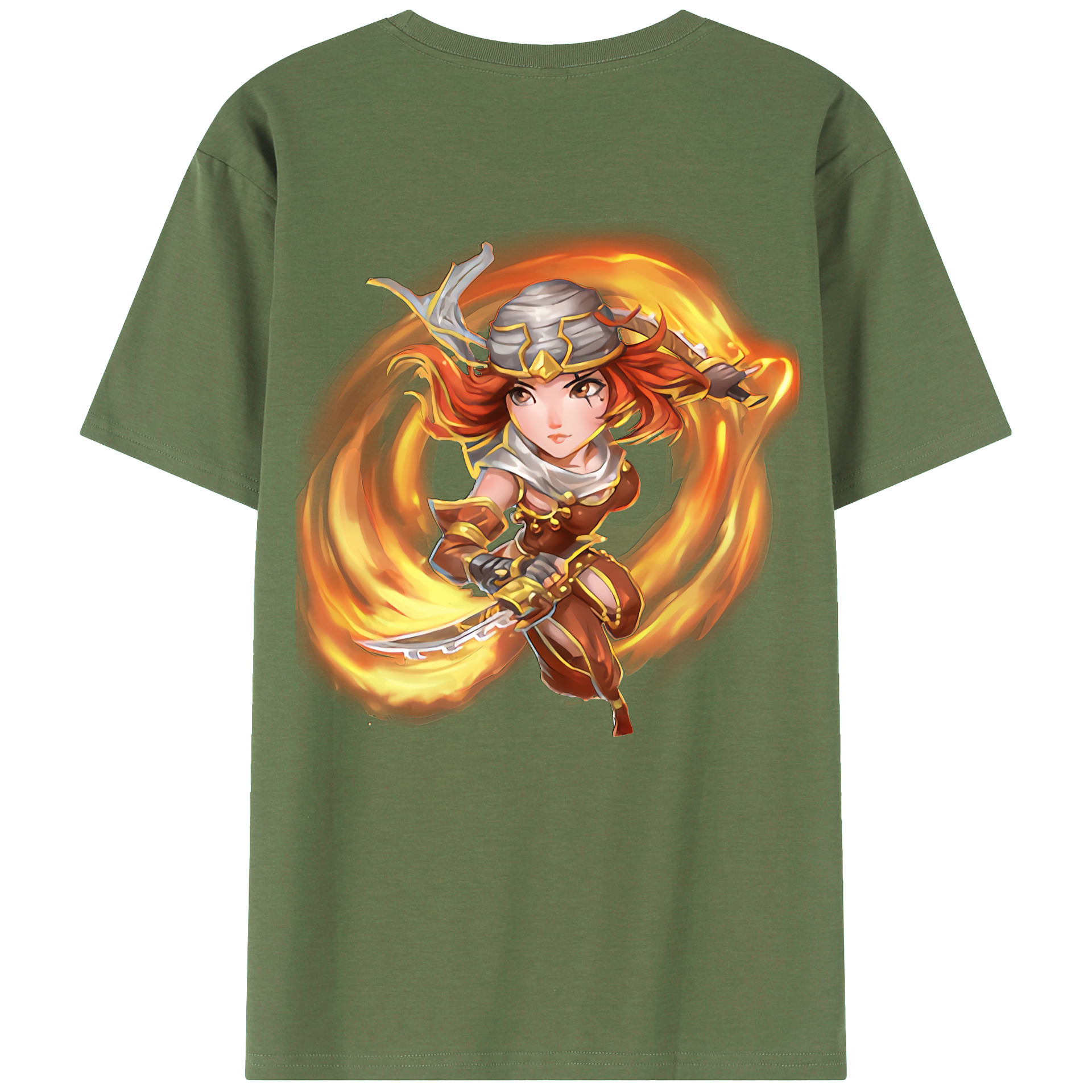 （画像用） リーグ・オブ・レジェンド League of Legends LOL 綿100％ メンズ半袖Tシャツ（バックプリント） 通気性